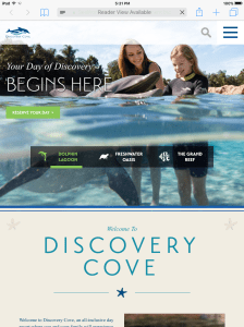 Discovery Cove Tablet