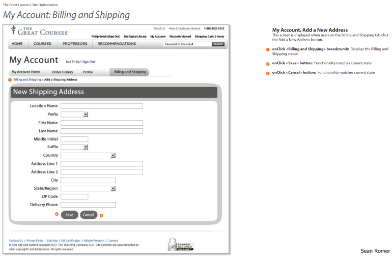 SeanRomer_TeachingCompany_MyAccount_7